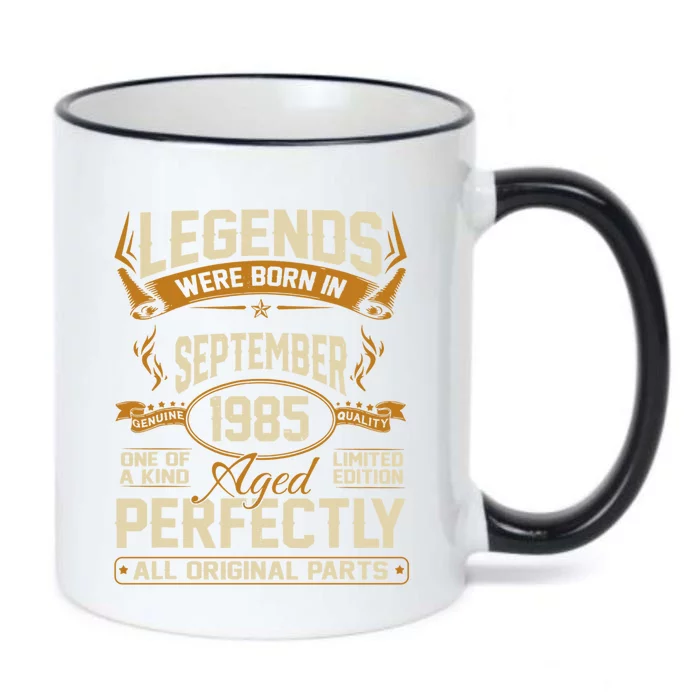 Legends Were Born In September 1985 Great Gift Black Color Changing Mug