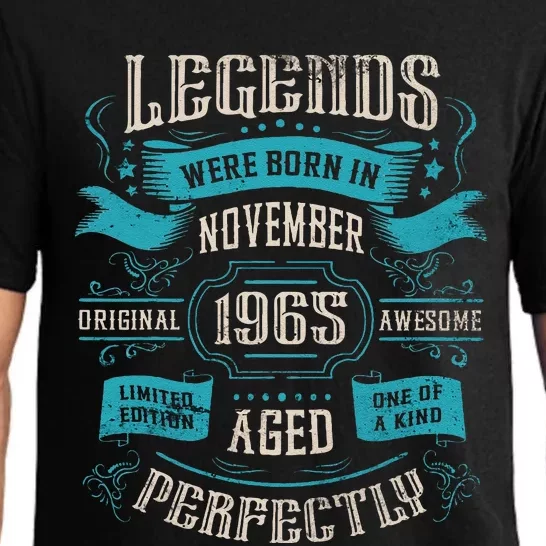 Legends Were Born In November 1965 Birthday Pajama Set