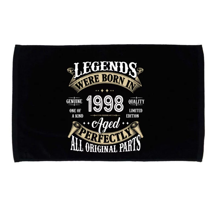 Legends Were Born In 1998 Aged Perfectly Birthday Microfiber Hand Towel