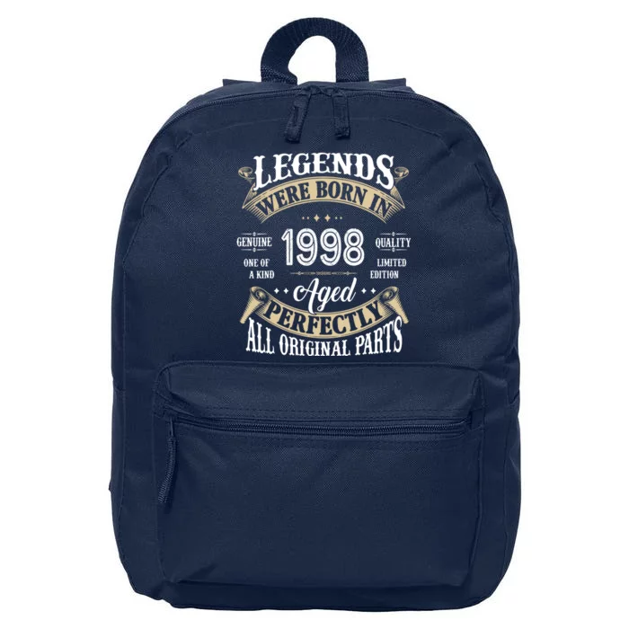 Legends Were Born In 1998 Aged Perfectly Birthday 16 in Basic Backpack