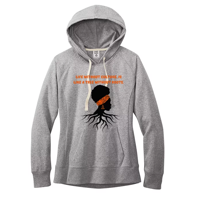 Life Without Culture Is Like A Tree Without Roots Women's Fleece Hoodie