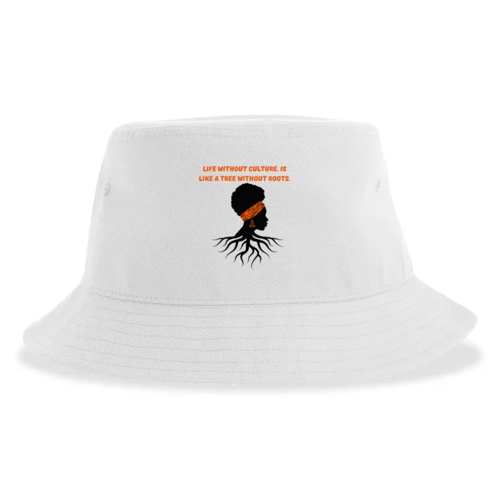 Life Without Culture Is Like A Tree Without Roots Sustainable Bucket Hat