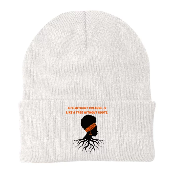 Life Without Culture Is Like A Tree Without Roots Knit Cap Winter Beanie