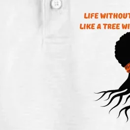 Life Without Culture Is Like A Tree Without Roots Dry Zone Grid Performance Polo