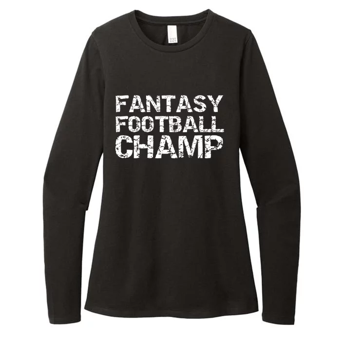 League Winner Championship Items Idea Fantasy Football Champ Gift Womens CVC Long Sleeve Shirt