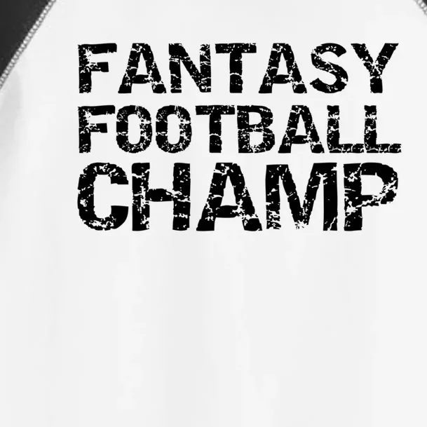 League Winner Championship Items Idea Fantasy Football Champ Gift Toddler Fine Jersey T-Shirt