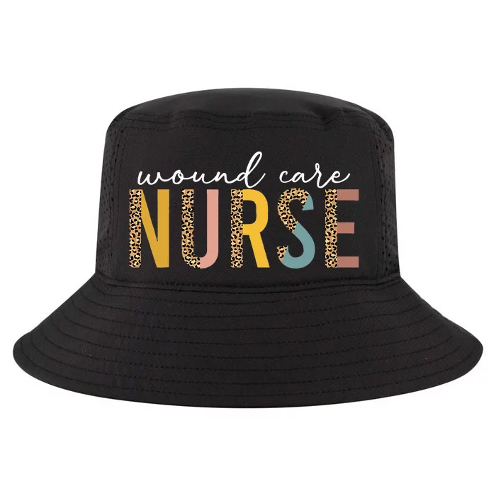 leopard Wound Care Nurse Nursing Wound Ostomy Nurse Cool Comfort Performance Bucket Hat