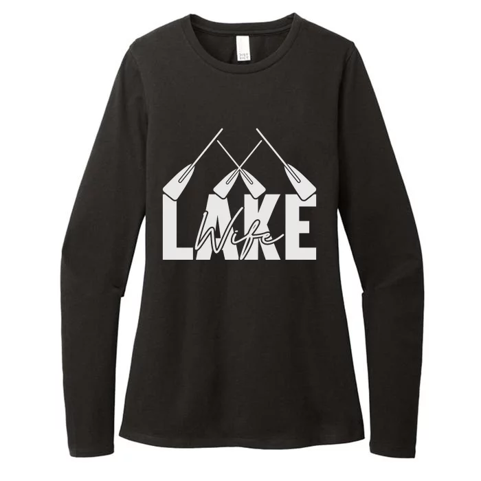 Lake Wife Cute Bachelorette Party Womens CVC Long Sleeve Shirt