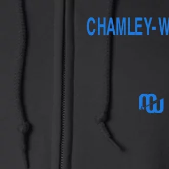 Lewis Wearing Chamley Watson Full Zip Hoodie