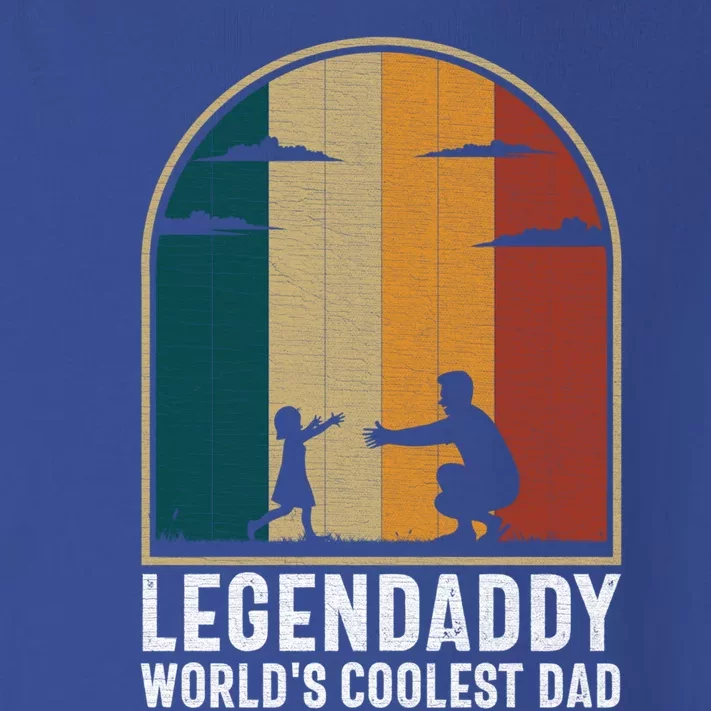 Legendaddy Worlds Coolest Dad Fathers Day Cute Gift Toddler Long Sleeve Shirt