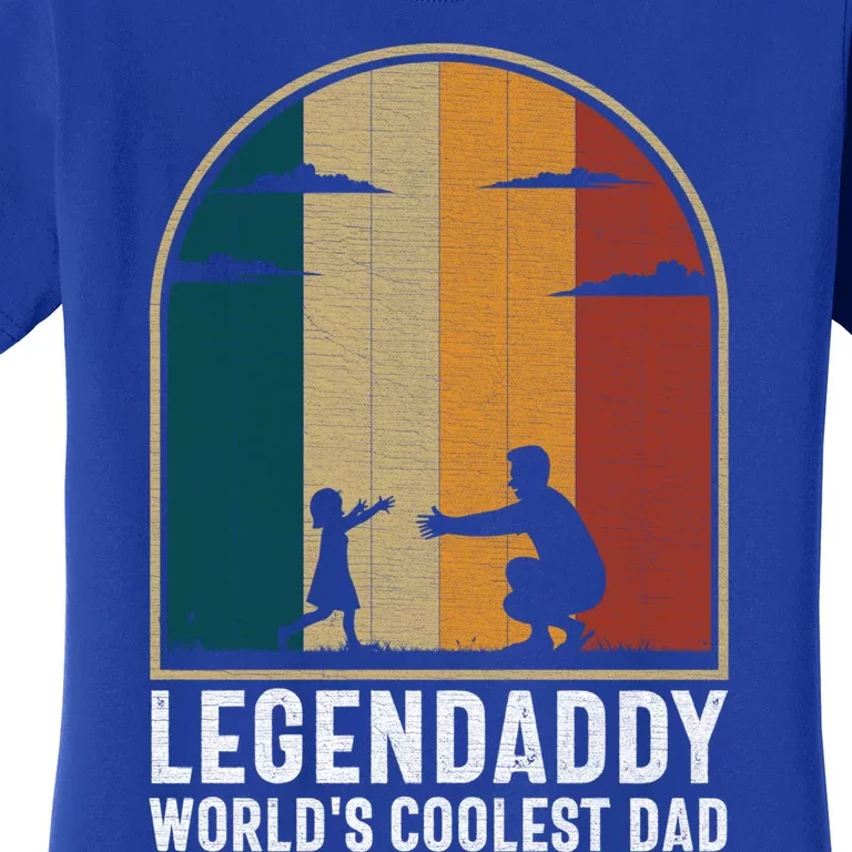 Legendaddy Worlds Coolest Dad Fathers Day Cute Gift Women's T-Shirt