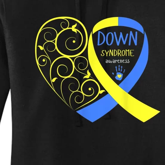 Love World Down Syndrome Awareness  Day Love Women's Pullover Hoodie