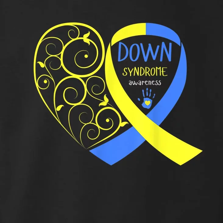 Love World Down Syndrome Awareness  Day Love Toddler Hoodie