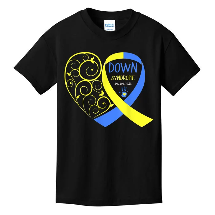 Love World Down Syndrome Awareness  Day Love Kids T-Shirt