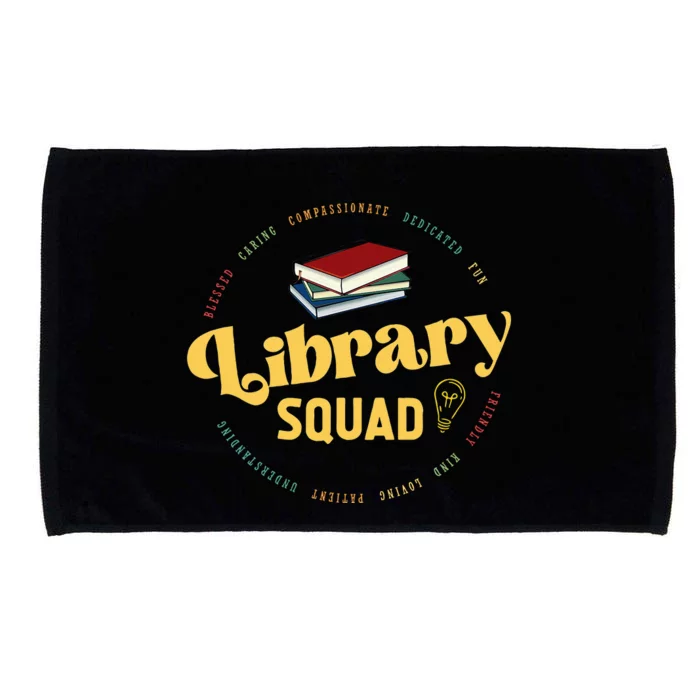 Library Worker Designs Library Squad Microfiber Hand Towel