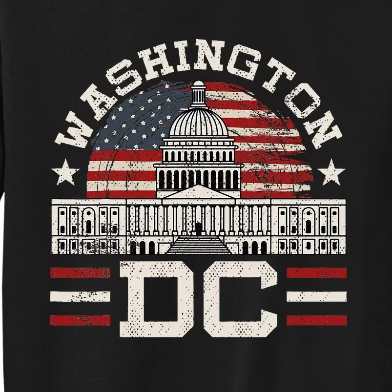 Love Washington Dc Usa Tall Sweatshirt