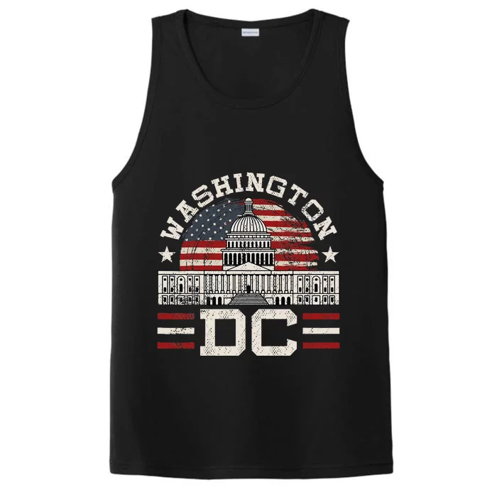 Love Washington Dc Usa Performance Tank