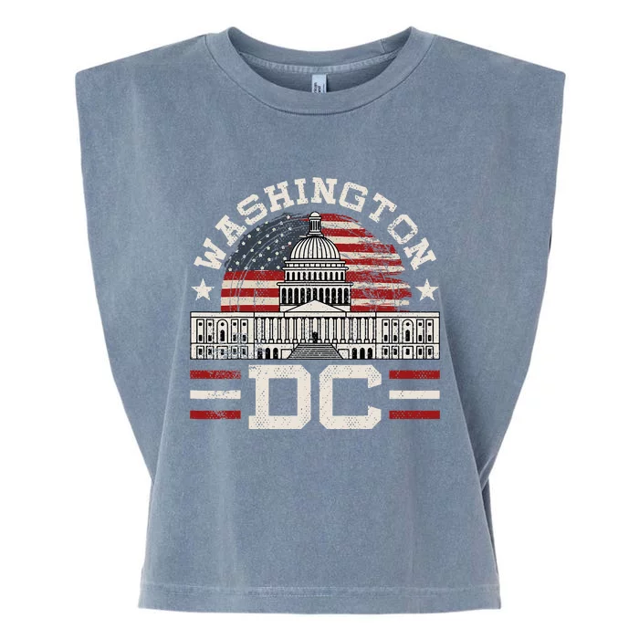 Love Washington Dc Usa Garment-Dyed Women's Muscle Tee