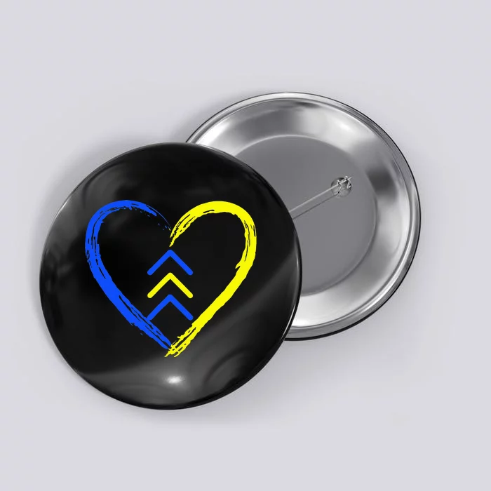 Love World Down Syndrome Awareness Day Love 3 Arrows Button