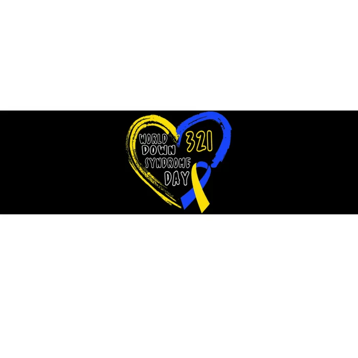 Love World Down Syndrome Awareness Day Love Bumper Sticker