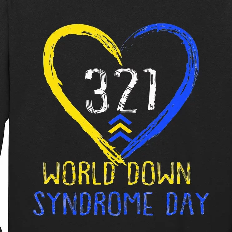 Love World Down Syndrome Awareness Day Love Long Sleeve Shirt