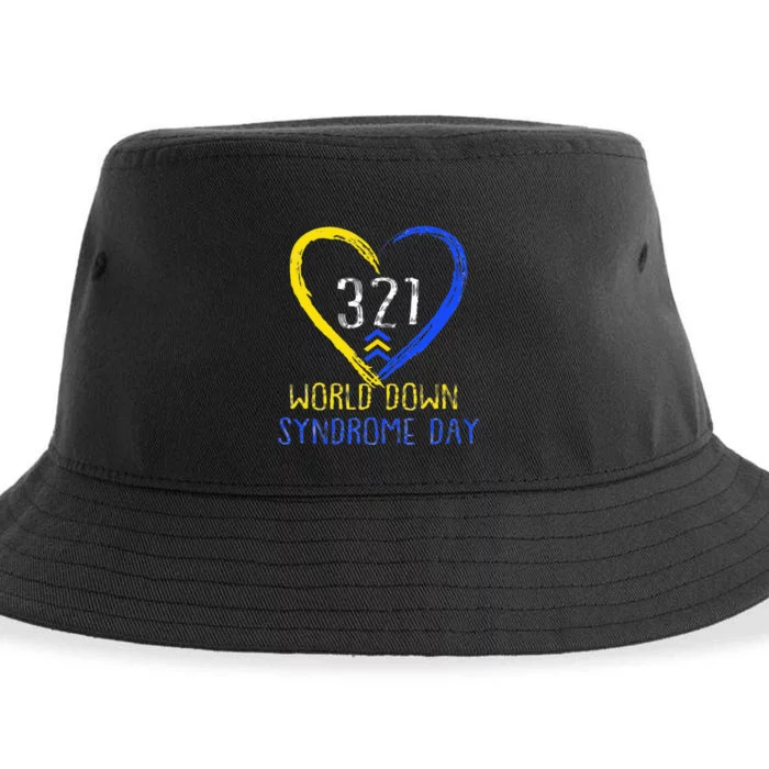 Love World Down Syndrome Awareness Day Love Sustainable Bucket Hat