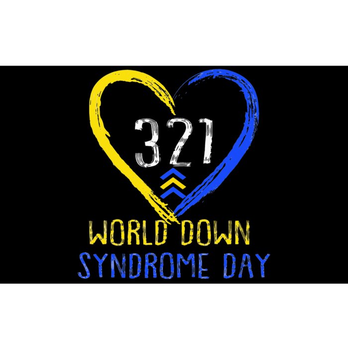 Love World Down Syndrome Awareness Day Love Bumper Sticker