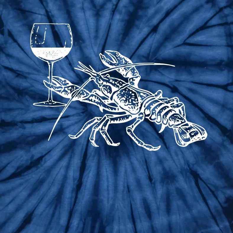 Lobster Wine Drinking Shirts Funny Beach Cruise Vacation Gift Tie-Dye T-Shirt