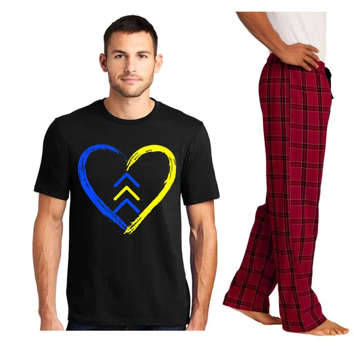 Love World Down Syndrome Awareness Day Love 3 Arrows Pajama Set