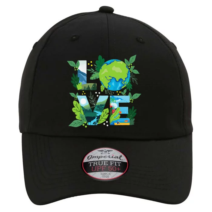 Love World Environmental Protection Earth Day Climate The Original Performance Cap