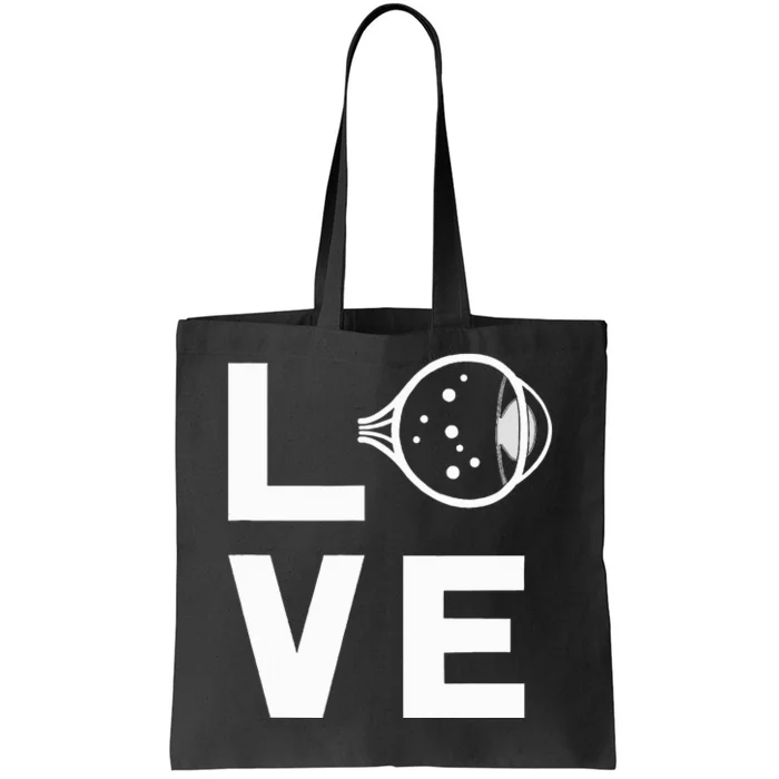 Love With Eye Cool Ophthalmology Ophthalmologist Tote Bag