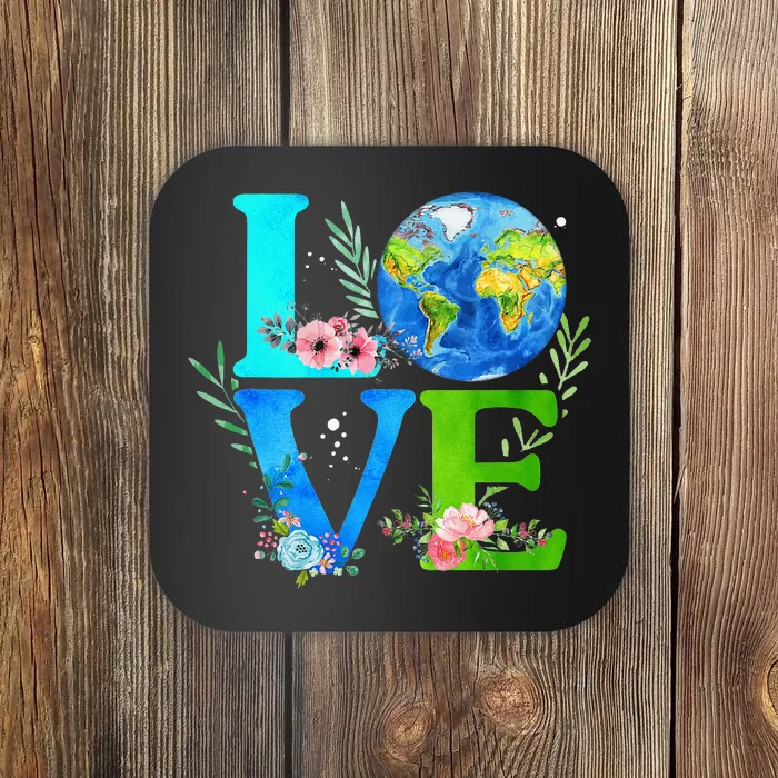 Love World Earth Day 2024 Environmental Coaster