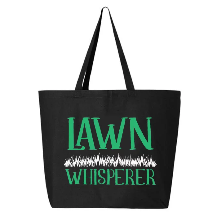 Lawn Whisperer Funny Mowing Landscaping Grass Mower Gardener 25L Jumbo Tote