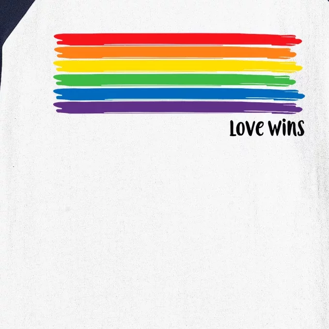 Love Wins Funny Baseball Sleeve Shirt