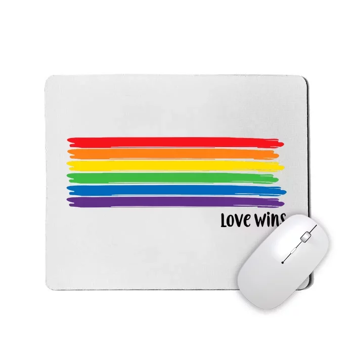 Love Wins Funny Mousepad