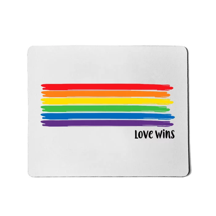 Love Wins Funny Mousepad