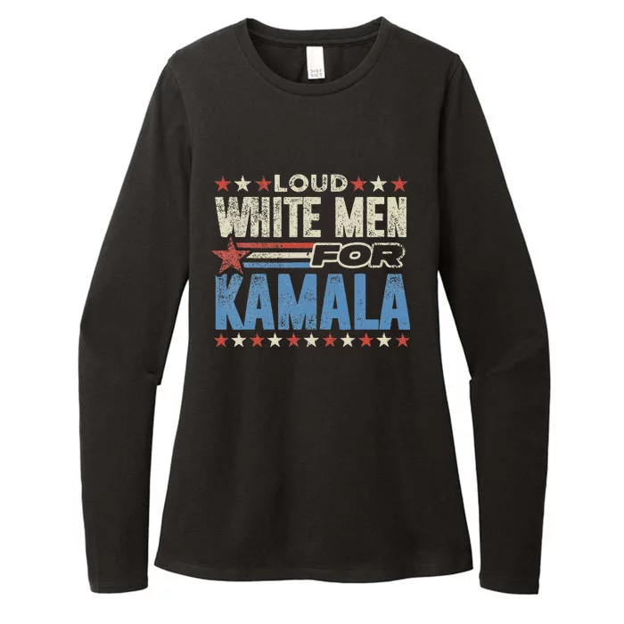 Loud White For Kamala Harris Kamala For President Womens CVC Long Sleeve Shirt