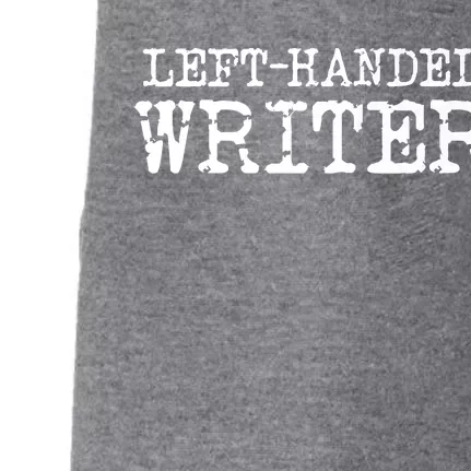 LeftHanded Writer For Self Publishing Writers Doggie 3-End Fleece Hoodie