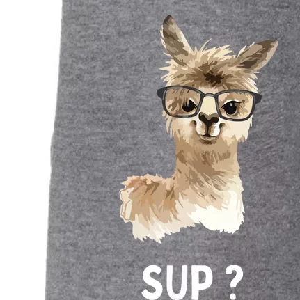 Llama With Glasses Funny Saying Alpaca Doggie 3-End Fleece Hoodie