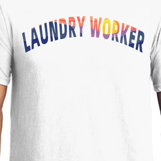 Laundry Worker Housekeeping Janitor Custodian Cleaner Team Pajama Set