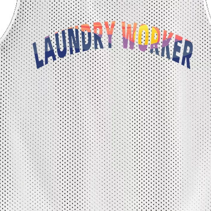 Laundry Worker Housekeeping Janitor Custodian Cleaner Team Mesh Reversible Basketball Jersey Tank