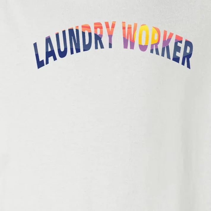 Laundry Worker Housekeeping Janitor Custodian Cleaner Team Toddler Long Sleeve Shirt