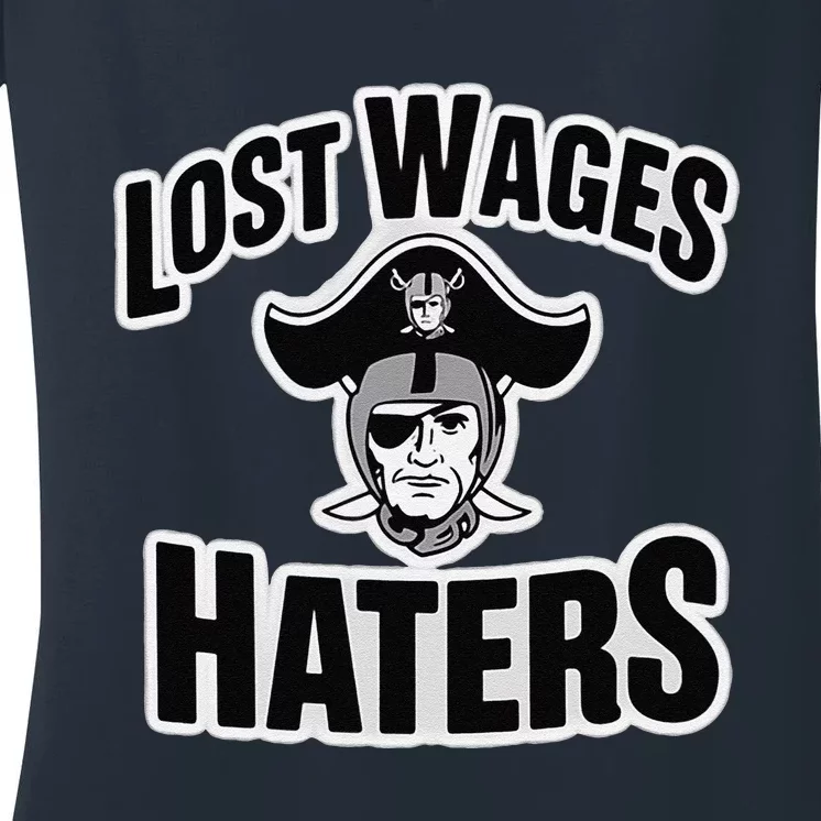 Lost Wages Haters Women's V-Neck T-Shirt