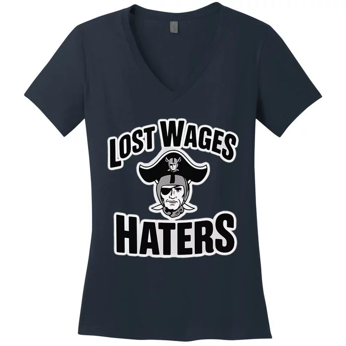 Lost Wages Haters Women's V-Neck T-Shirt