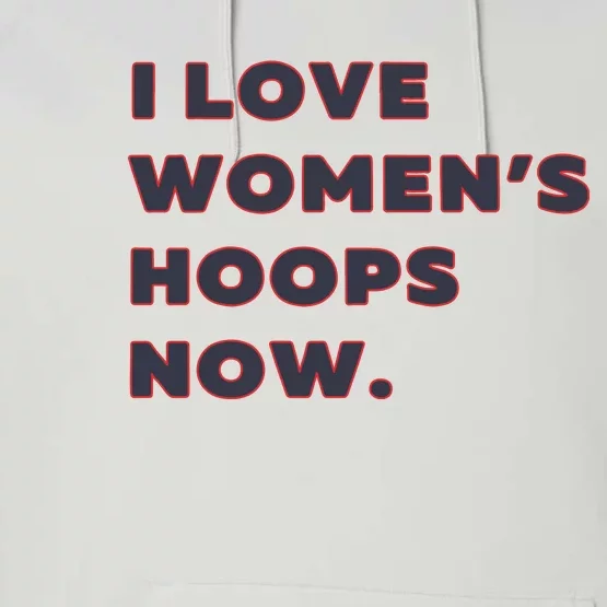 Love Women Hoops Storrs Ct Performance Fleece Hoodie