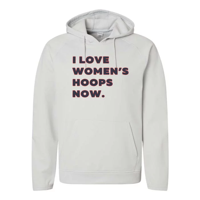 Love Women Hoops Storrs Ct Performance Fleece Hoodie