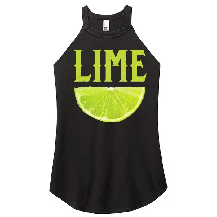 Lime Wedge Halloween Group Matching Costume DIY Last Minute Women’s Perfect Tri Rocker Tank