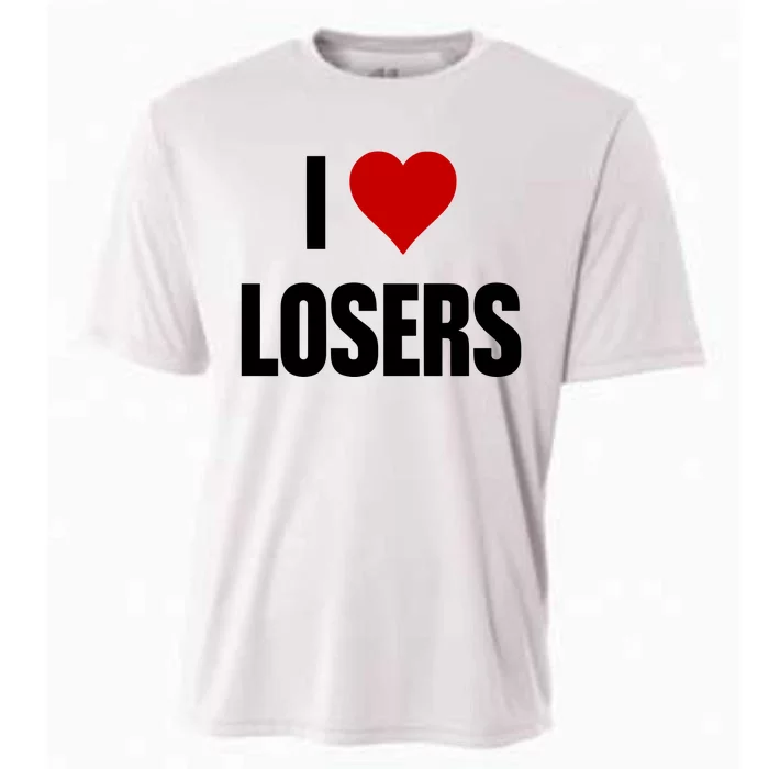 Linabob Wearing I Love Losers Cooling Performance Crew T-Shirt