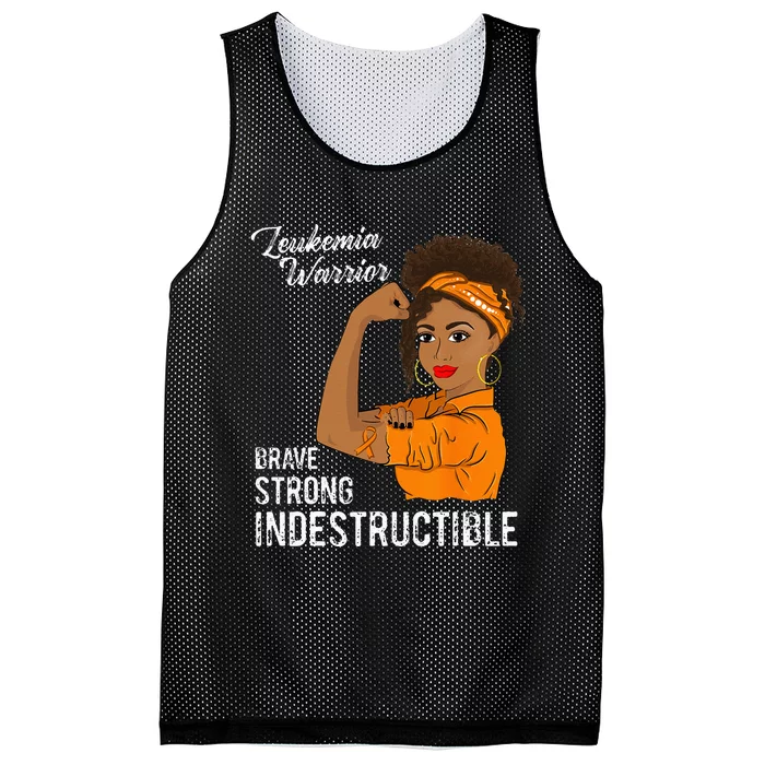 Leukemia Warrior Indestructible Cancer Survivor Awareness Mesh Reversible Basketball Jersey Tank