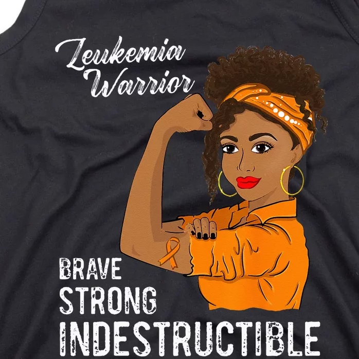 Leukemia Warrior Indestructible Cancer Survivor Awareness Tank Top